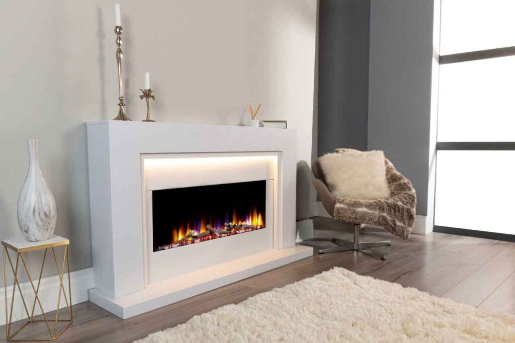 Marble Celsi Electric Fireplace