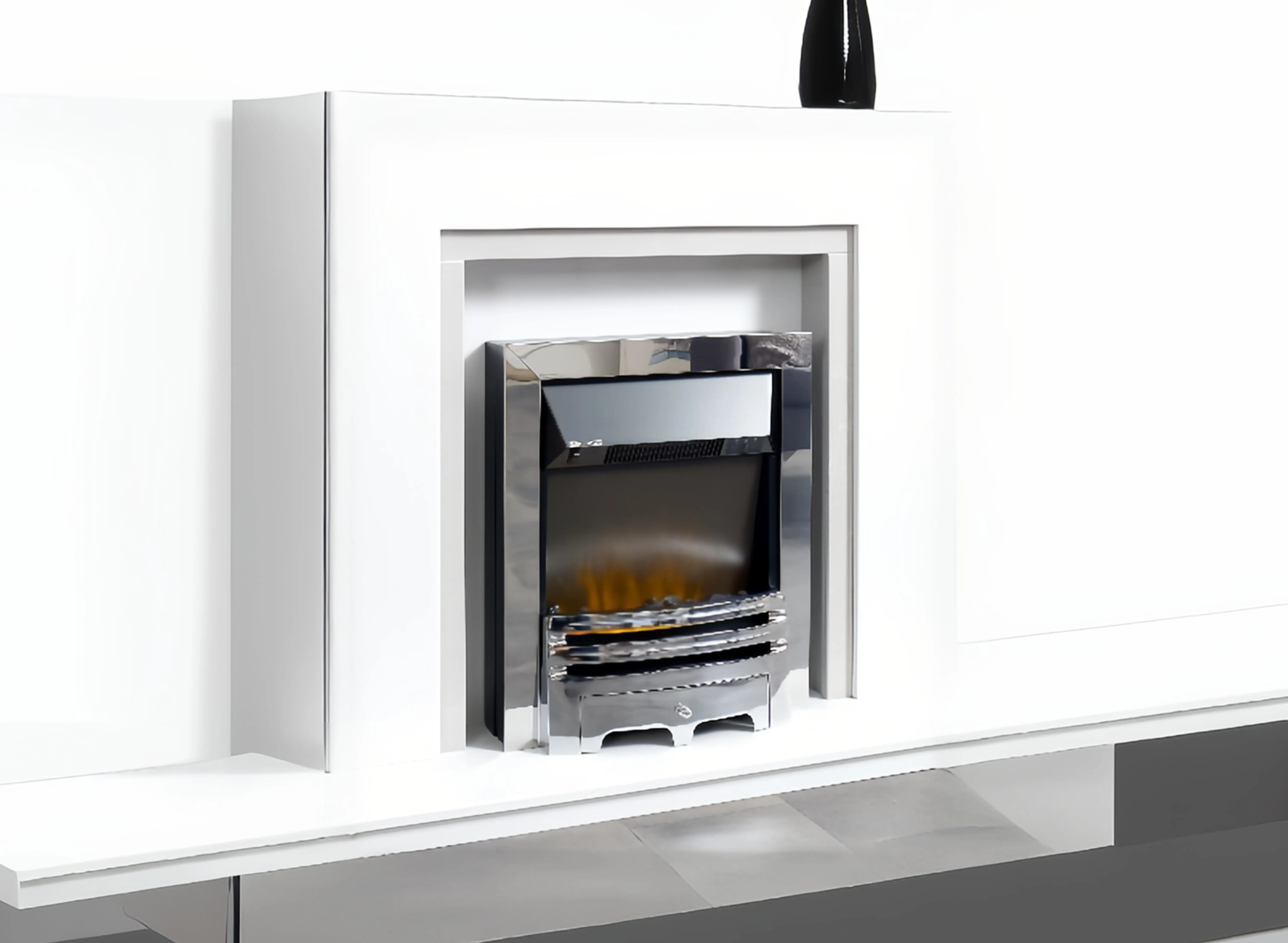 Amazon Electric Fire with Grace Chrome