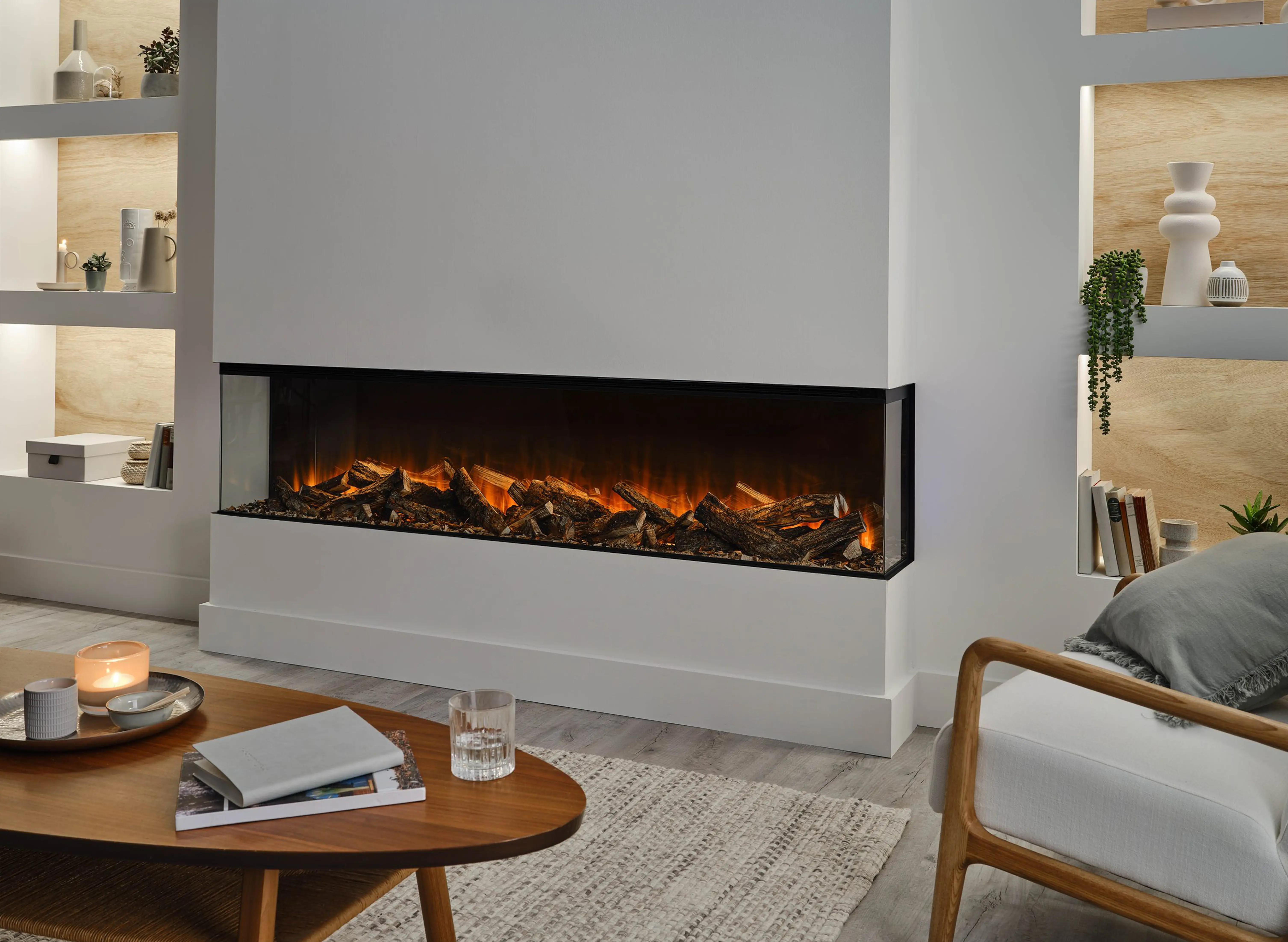 New Forest 1600sq Black Edition Electric Fire