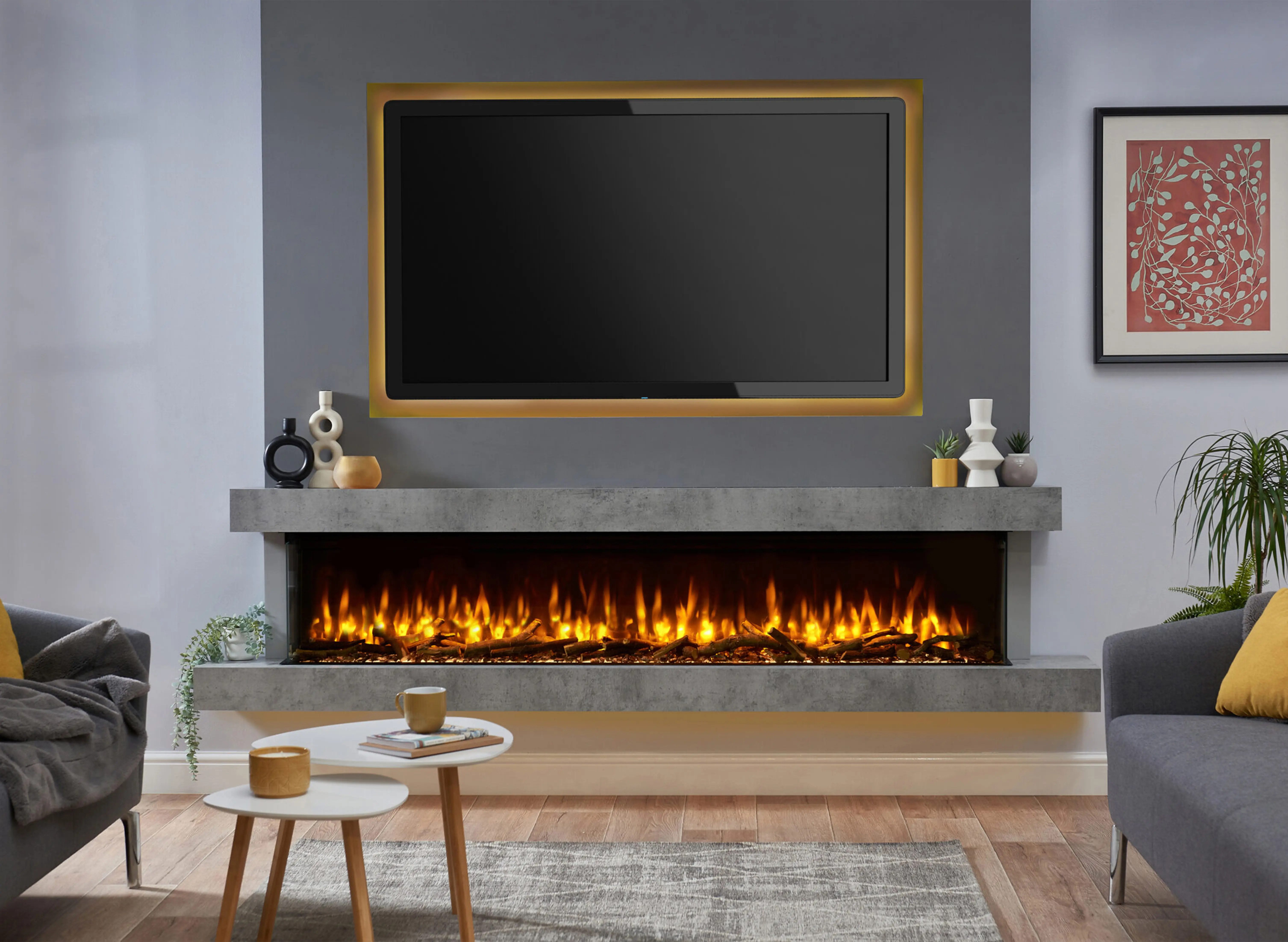iRange i2000e Slimline Electric Fire